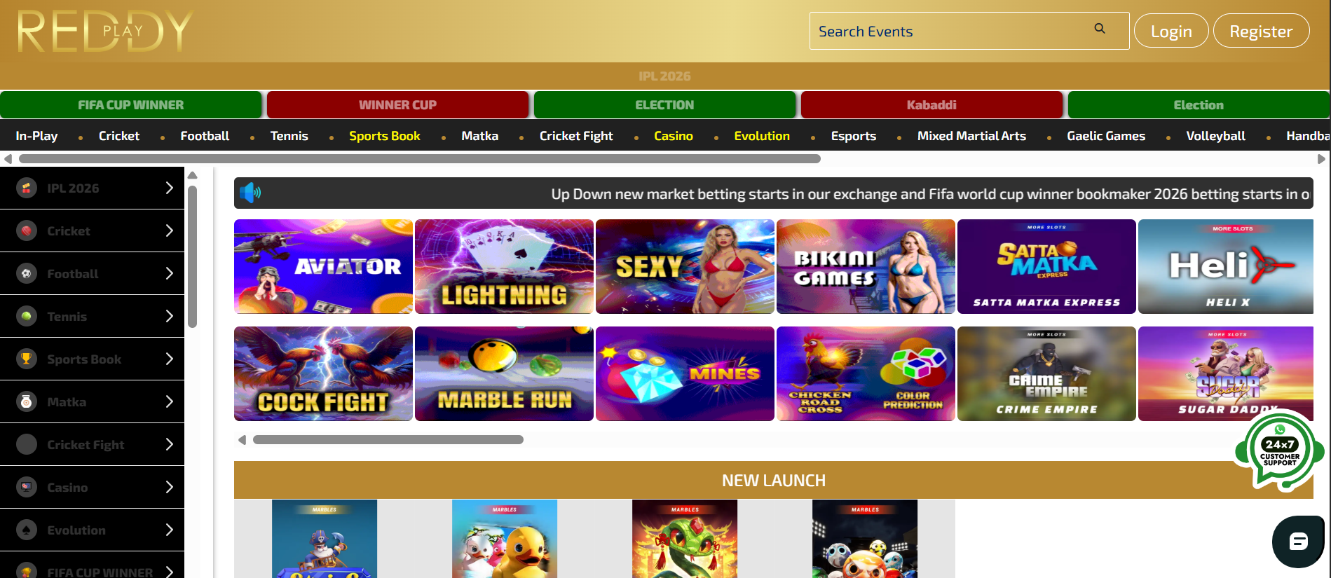 Reddyplay - Fastest Cricket Betting Exchange in India