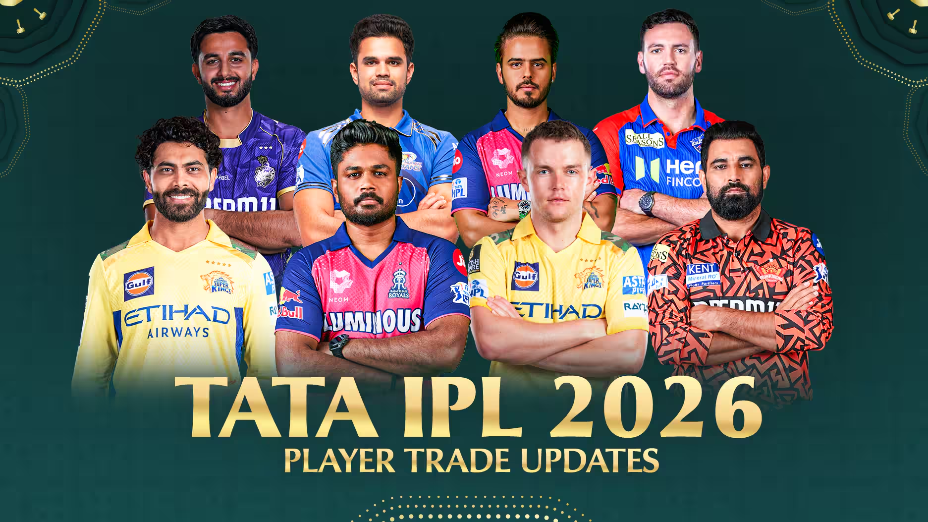 IPL 2026 Teams and Captains - Bet on Reddyplay Exchange